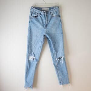 Asos Denim Light Wash Distressed Jeans Size 24
